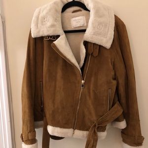 Suede Brown Zara Jacket